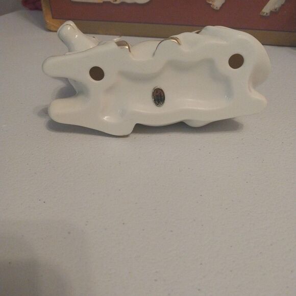 Vintage Bon Ton Jade Porcelain Nativity Animals Camel Cow Donkey Christmas Set 3 - Picture 11 of 16